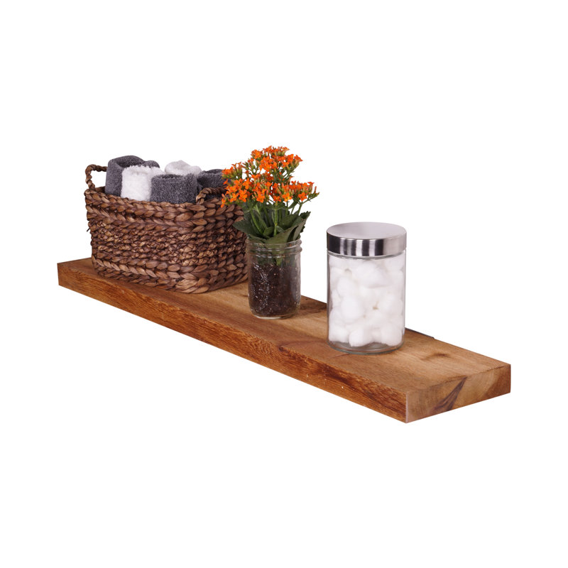 Loon Peak Sharri Rough Cedar True Floating Shelf & Reviews Wayfair